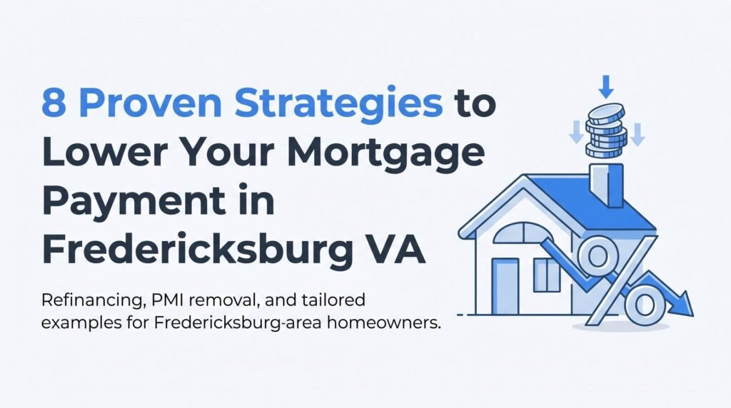 8 Proven Strategies to Lower Your Mortgage Payment in Fredericksburg VA